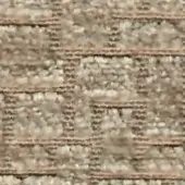 Beige and taupe striped fabric swatch with a nubby texture, displaying uneven linear patterns and a printed label reading “swan > fabric (h) > h 639”.